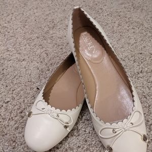 Ralph Lauren off white shoes size 8.5